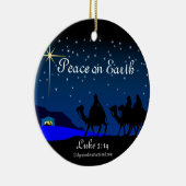 Vrede op Aarde keramische sieraad Keramisch Ornament (Rechts)