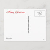 Vrede op Aarde - Kerst Engel van Vrede - Rood Feestdagenkaart (Achterkant)