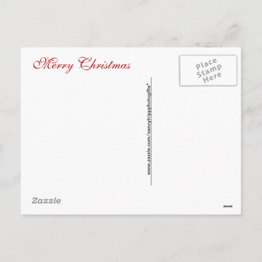 Vrede op Aarde - Kerst Engel van Vrede - Rood Feestdagenkaart (Achterkant)