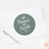 Vrede op aarde Kerst stickers (Envelop)