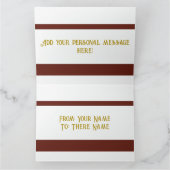 Vrede op aarde kerstboom op Sterrennacht Kaart (Binnen)