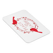 Vrede op aarde kerstcadeautjes magneet (Rechterzijde)