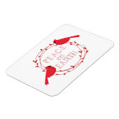 Vrede op aarde kerstcadeautjes magneet (Linkerzijde)