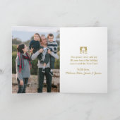 Vrede op Aarde Kerstdorp Binnenfoto Feestdagen Kaart (Binnen)