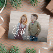 Vrede op aarde | kerstfeestfoto briefkaart