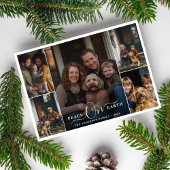 Vrede op Aarde Kerstgezin 5 Fotocollage Feestdagenkaart