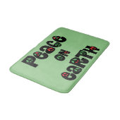 Vrede op aarde kerstmis badmat (Gekanteld)