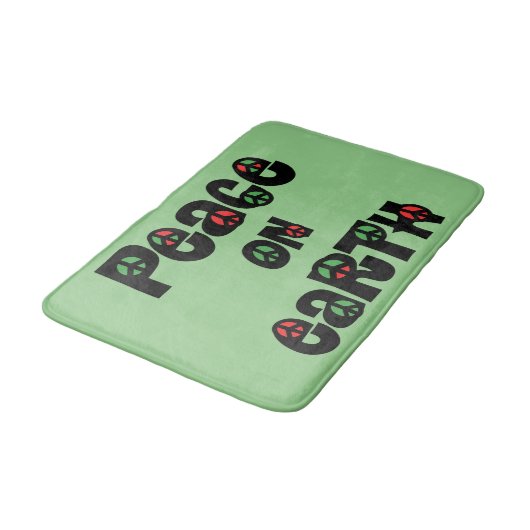 Vrede op aarde kerstmis badmat (Gekanteld)