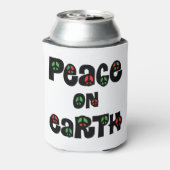 Vrede op aarde kerstmis blikjeskoeler (Blikje Achterkant)