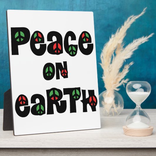 Vrede op aarde kerstmis fotoplaat (Zijkant)