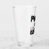 Vrede op aarde kerstmis glas (Rechts)