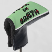 Vrede op aarde kerstmis golfheadcover (3/4 voorkant)