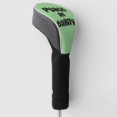 Vrede op aarde kerstmis golfheadcover (Schuin)