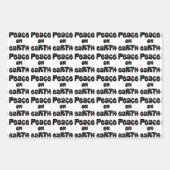 Vrede op aarde kerstmis inpakpapier vel (Voorkant 2)