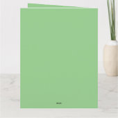 Vrede op aarde kerstmis kaart (Achterkant)