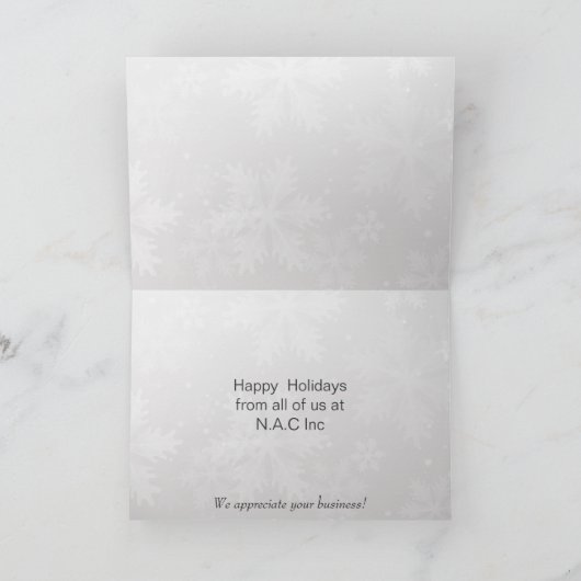 vrede op aarde Kerstmis Kaart (Binnen)