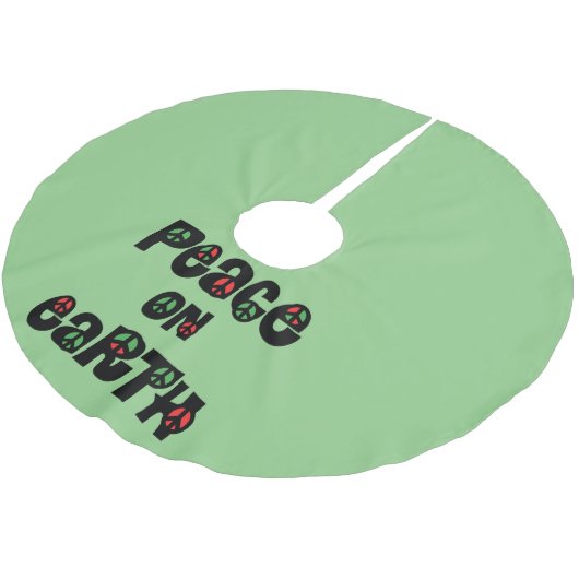 Vrede op aarde kerstmis kerstboom rok (Gekanteld)