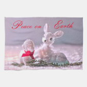 Vrede op aarde Kerstmis Keuken Handdoeken (Horizontaal)