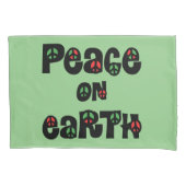 Vrede op aarde kerstmis kussensloop (Voorkant)