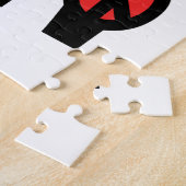 Vrede op aarde kerstmis legpuzzel (Zijkant)