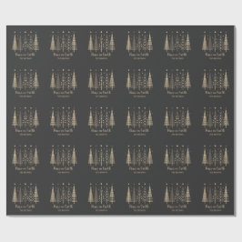 Vrede op aarde Kerstmis minimalistisch Cadeaupapier