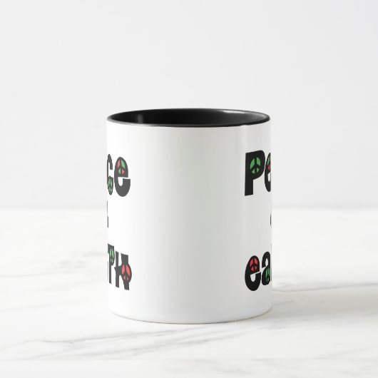 Vrede op aarde kerstmis mok (Midden)