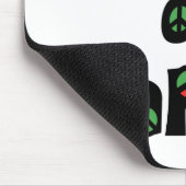 Vrede op aarde kerstmis muismat (Hoek)