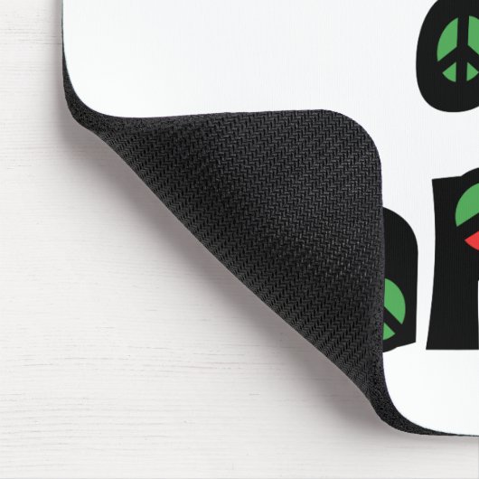 Vrede op aarde kerstmis muismat (Hoek)