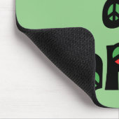 Vrede op aarde kerstmis muismat (Hoek)