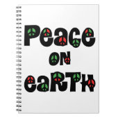 Vrede op aarde kerstmis notitieboek (Voorkant)