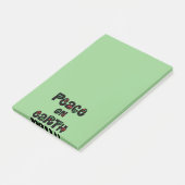 Vrede op aarde kerstmis post-it® notes (Schuin)