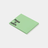 Vrede op aarde kerstmis post-it® notes (Schuin)