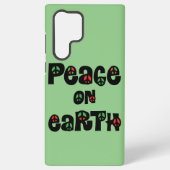 Vrede op aarde kerstmis samsung galaxy hoesje (Achterkant)