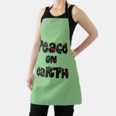 Vrede op aarde kerstmis schort (Insitu)