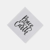 Vrede op Aarde kerstmis Servet (Hoek)