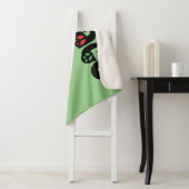 Vrede op aarde kerstmis sherpa deken (In situ)