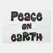 Vrede op aarde kerstmis theedoek (Horizontaal)