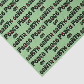 Vrede op aarde kerstmis tissuepapier (Detail)