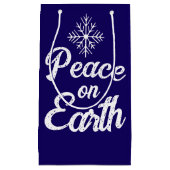 Vrede op Aarde Kleine Geschenkzak Klein Cadeauzakje (Voorkant)
