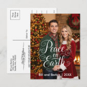 Vrede op Aarde Koppels Foto Front Feestdagenkaart (Voorkant / Achterkant)
