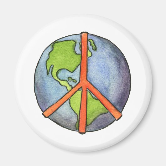 Vrede op aarde magneet (Voorkant)