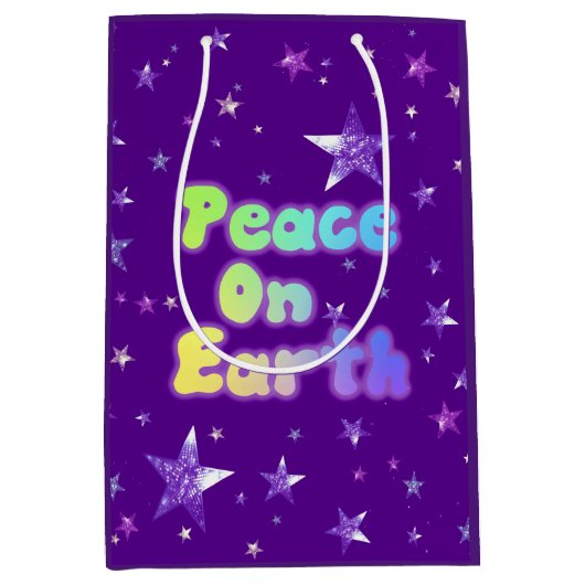 Vrede op aarde medium cadeauzakje (Voorkant)