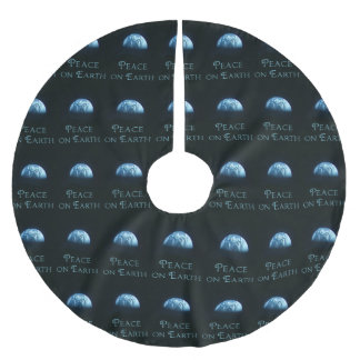 Vrede op aarde met kerstboomrokken kerstboom rok