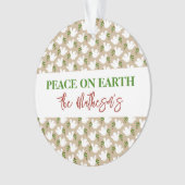 Vrede op Aarde met triomfpatroonnaam Ornament (voorkant)