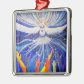 Vrede op aarde metalen ornament (Links)