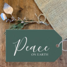 Vrede op aarde | Minimalistische Eenvoudige Groene