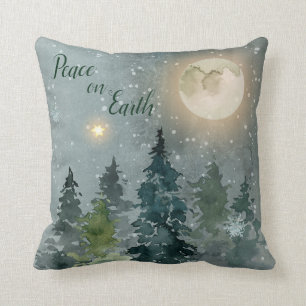 Vrede op aarde Moderne kerstfeestdag in de Waterve Kussen