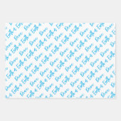 Vrede op Aarde Moderne Vakantie Typografie Inpakpapier Vel (Voorkant 3)