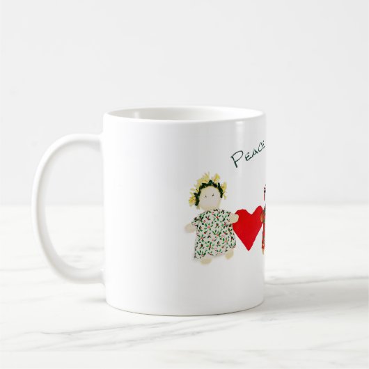 vrede op aarde - mok (Links)