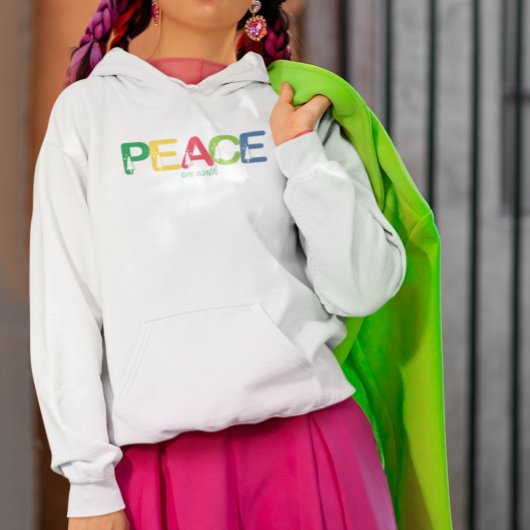 Vrede op aarde Multi-Color Hoodie